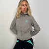 Volcano Grey Windbreaker Jacket - Size S