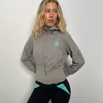 Volcano Grey Windbreaker Jacket - Size S