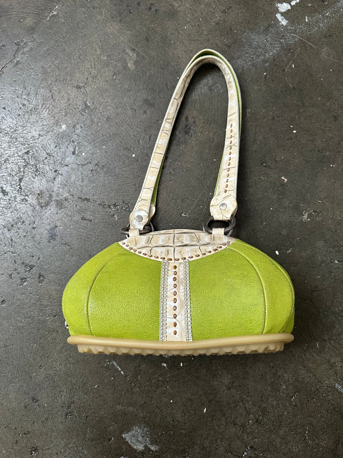 Alaluna Lime Green Shell Bag