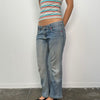 Low-Rise Light Wash Straight LegJeans - Size M