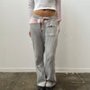Adidas Grey & Baby Pink Joggers