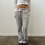 Adidas Grey & Baby Pink Joggers