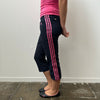 Adidas Navy & Pink Capri Pants - Size S