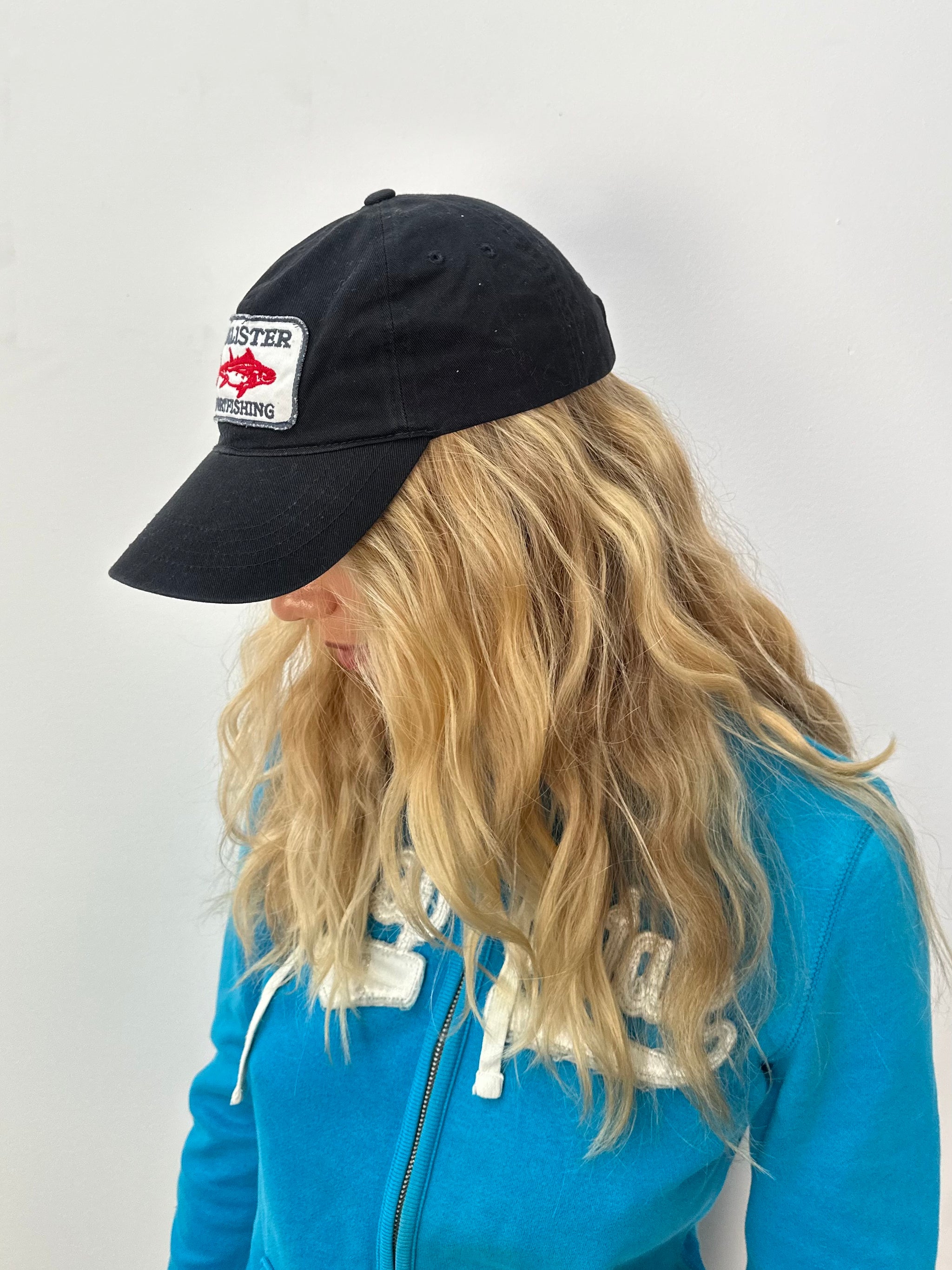 Holister Black Patch Detail Cap