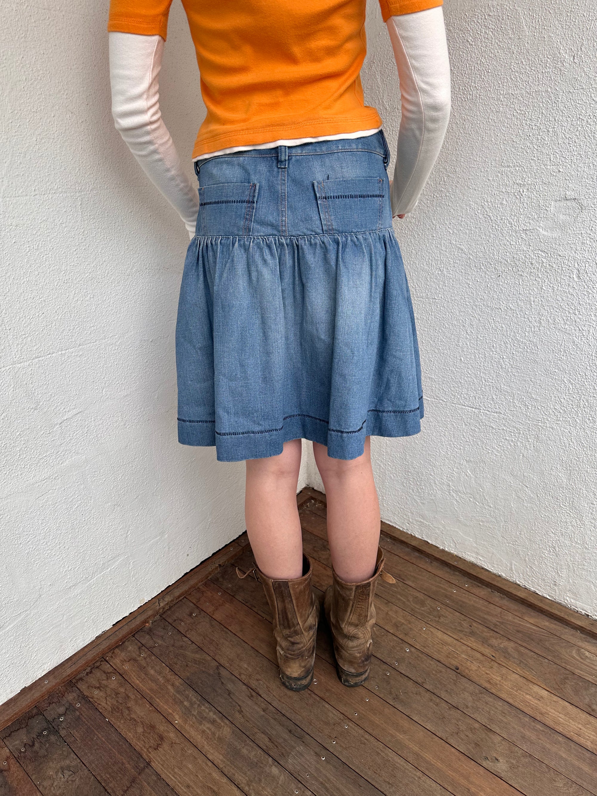 Diesel Denim Midi Skirt